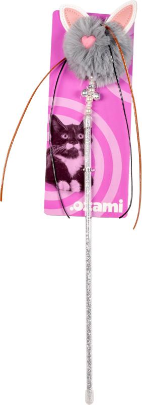 Kattvippa Ozami Adorable grå 30cm