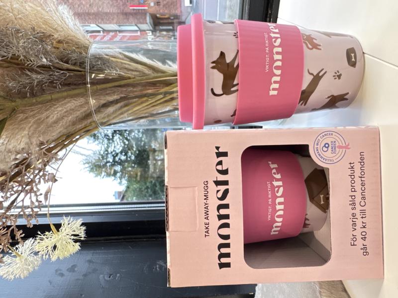 Take-away-mugg- Monster Rosa Bandet