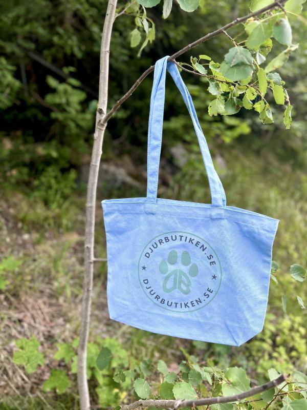 Ljusblå Tygpåse Djurbutiken.se