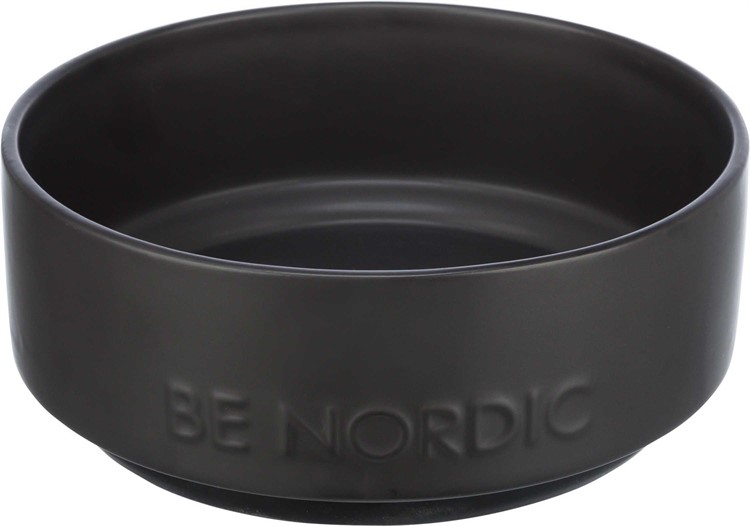 BE NORDIC skål, keramik/gummi, 1.2 l/o, 18 cm, svart