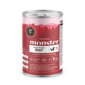 Monster Dog Adult Single Beef Burk 400 g