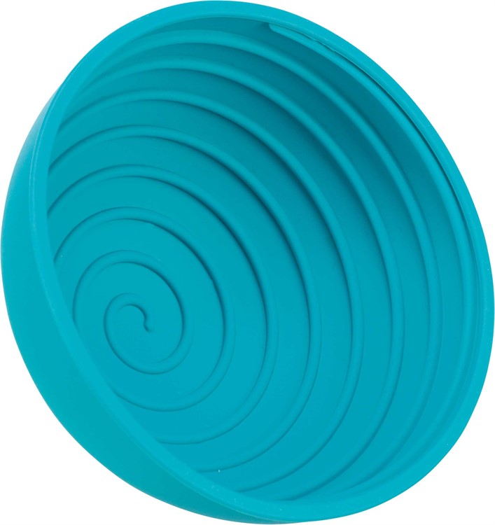 Lick'n'Snack skål, silikon, o, 16 cm, petrol