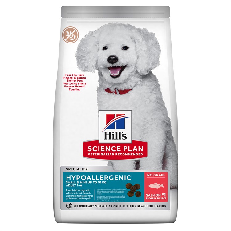 Hills Canine Adult Hypoallergenic Small&Mini Salmon 6kg