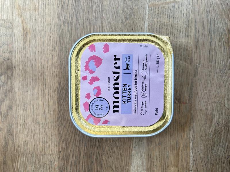 Monster Cat Kitten turkey Paté  Gold 85 g
