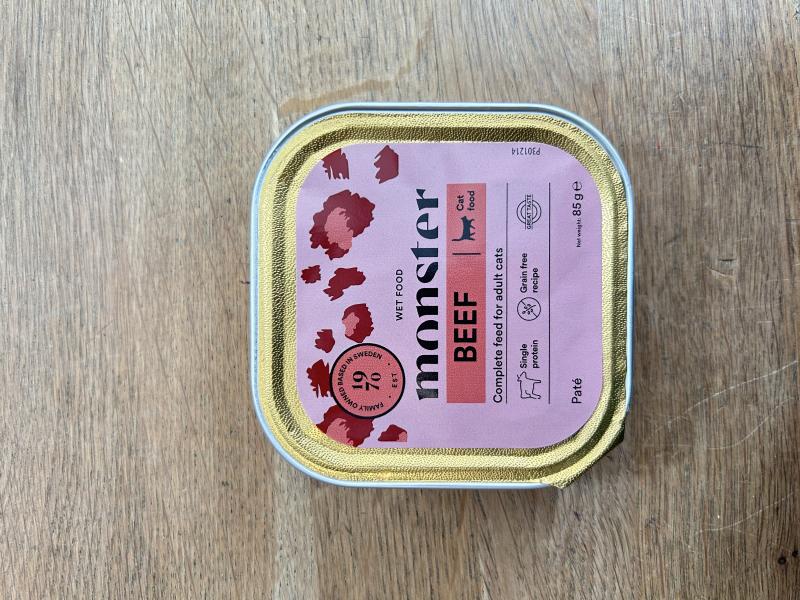 Monster Cat Adult Beef Paté  Gold 85 g