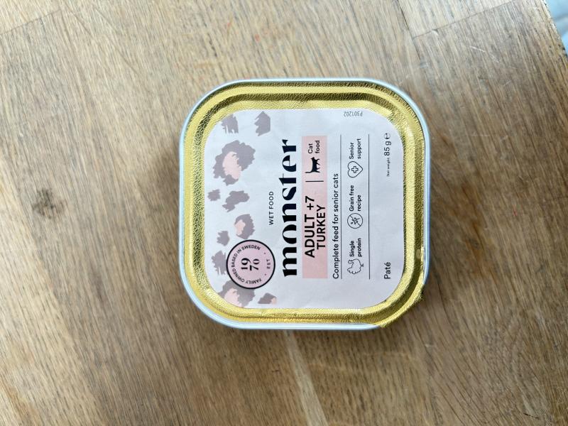 Monster Senior 7+ Turkey Paté  Gold 85 g
