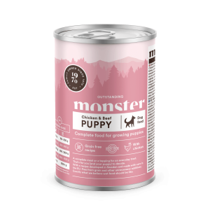 Monster Dog Puppy Chicken Burk 400 g