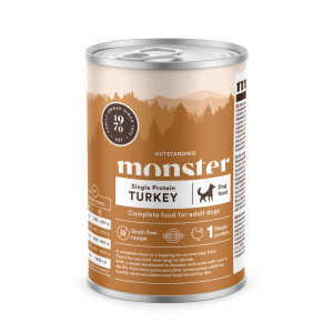 Monster Dog Adult Single Turkey Burk 400 g