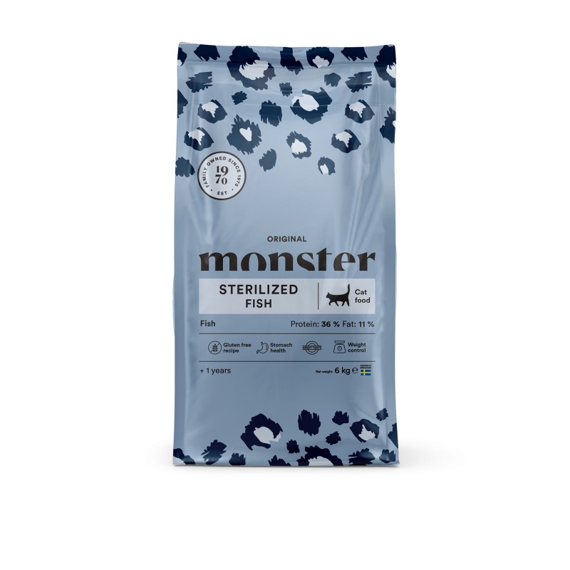 Monster Cat Orig. Sterilized Fish 6 kg