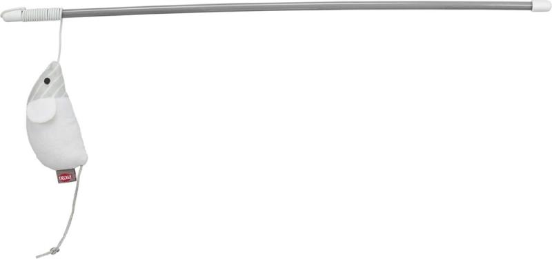 Kattvippa mus, plast/plysch, 46 cm