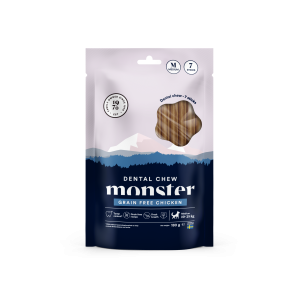 Monster Dog Dental Chew GF Chicken M Week (7st) 180 g