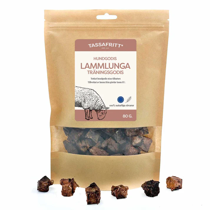 Träningsgodis Lammlunga TassaFritt 80 gram