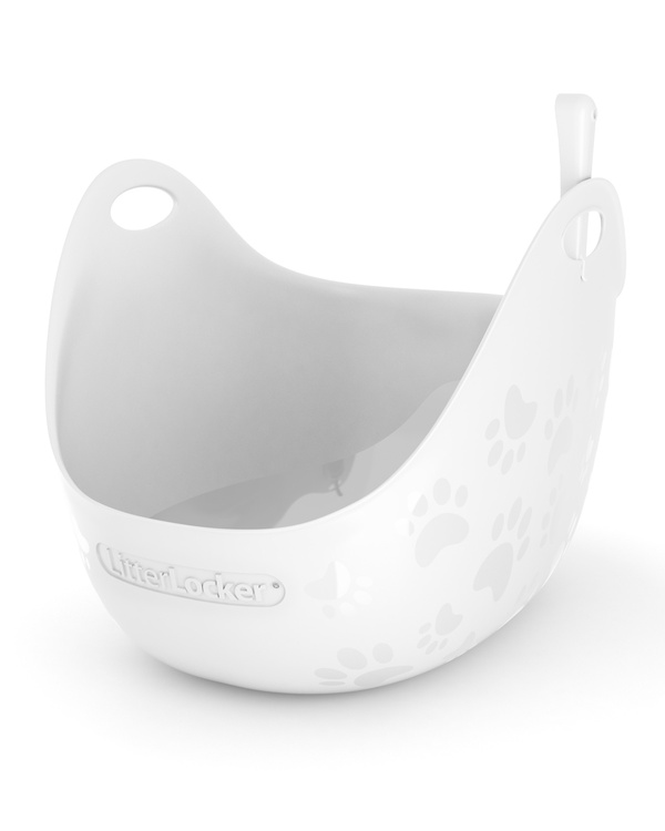 Litter Genie kattlåda, cat litter box vit
