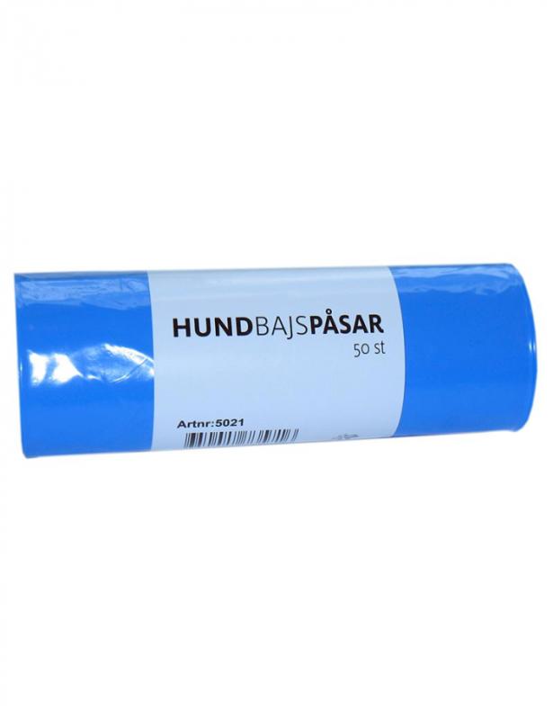 Bajspåse Ljusblå 50/rulle