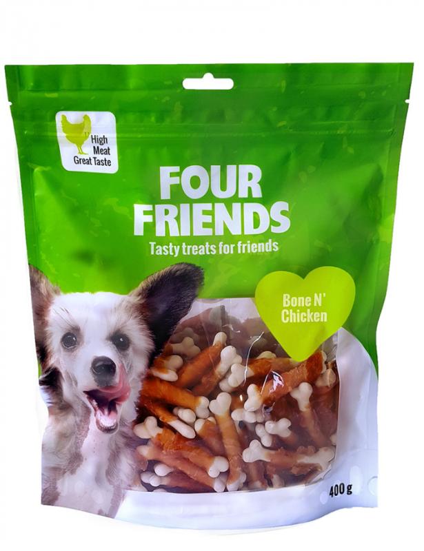 FourFriends Dog Bone N' Chicken 400g
