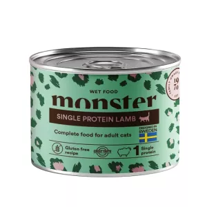 Monster Cat Adult Single Lamb Burk 200 g