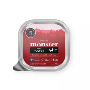Monster Hund Power Beef Paté tray 150 g