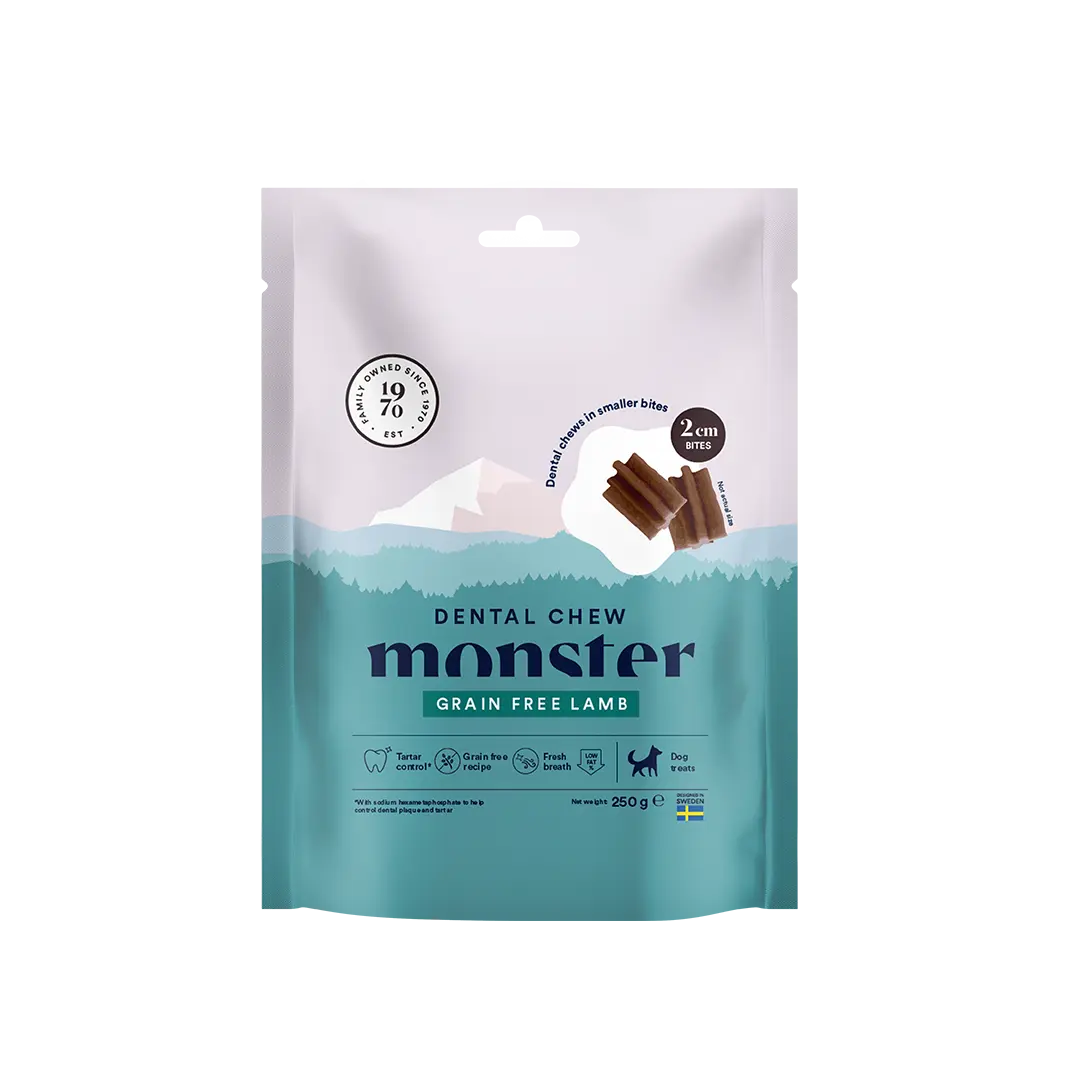 Monster Dog Dental Bites Lamb 250g