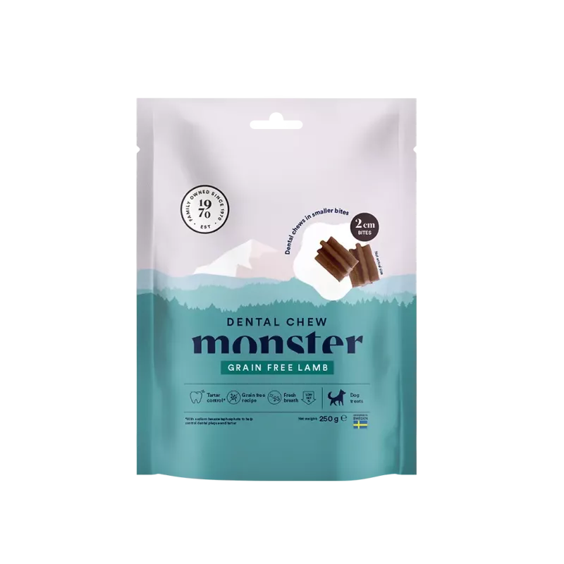 Monster Dog Dental Bites Lamb 250g