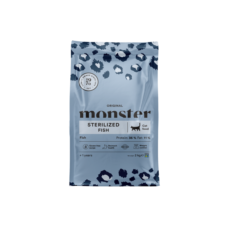 Monster Cat Orig. Sterilized Fish 2 kg