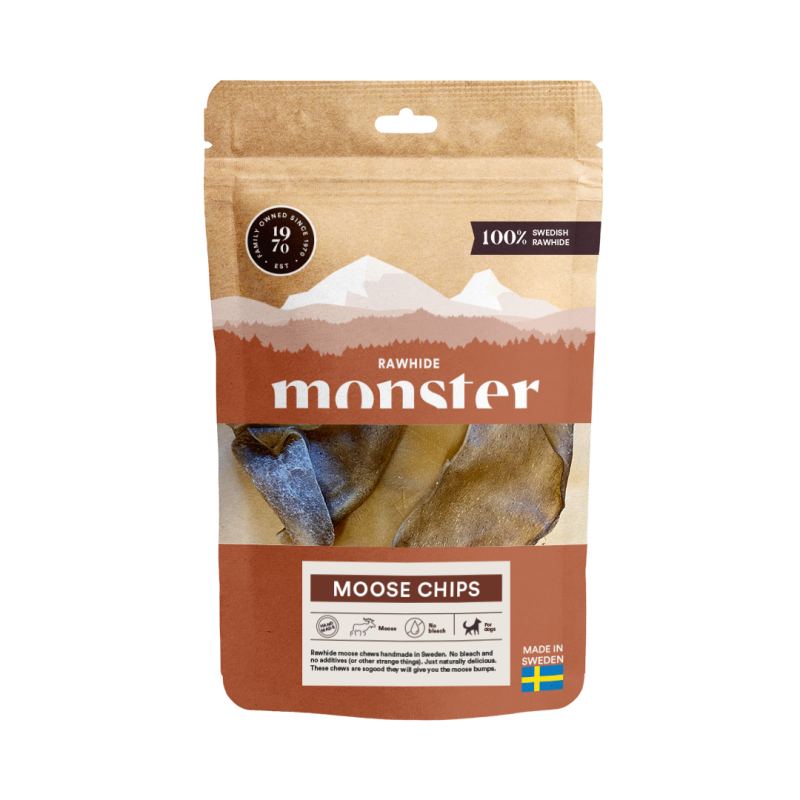 Monster Raw Moose Chips Påse 10 st
