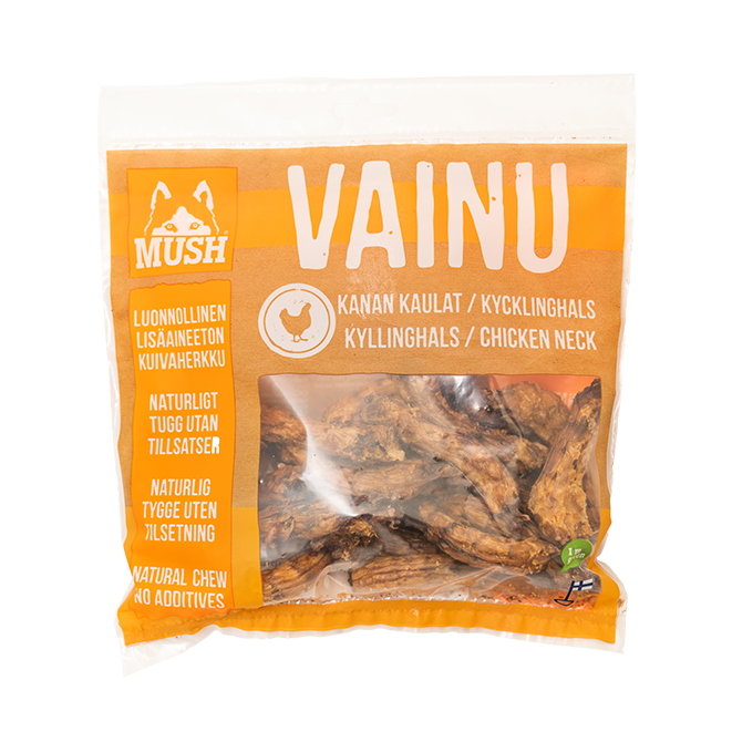 MUSH VAINU Kycklinghals 220g