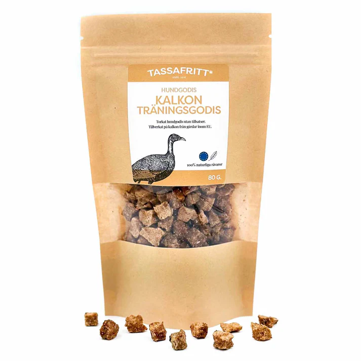 Träningsgodis Kalkon TassaFritt 80 gram