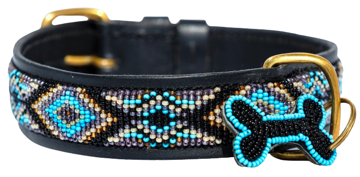 Hundhalsband Ombima Turquoise mini 25 - 30 cm