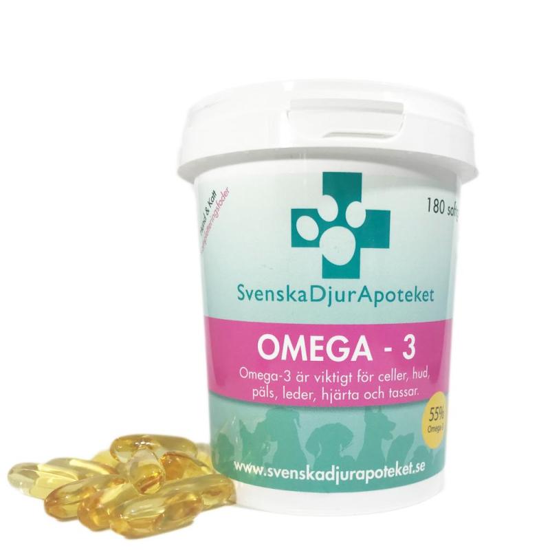Omega 3 180 st softgel- tabletter Svenska Djurapoteket