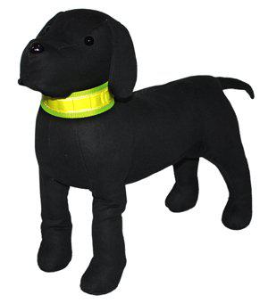 Jakthalsband reflexmicrolite Gul Small