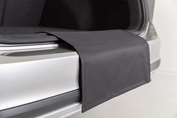 Bilskydd för bagagerutrymme, vikbar kofångarskydd, 70x50 cm, svart