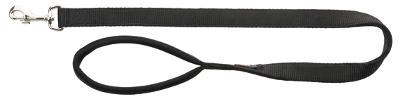 Premium koppel, XS-S: 1.80 m/15 mm, svart