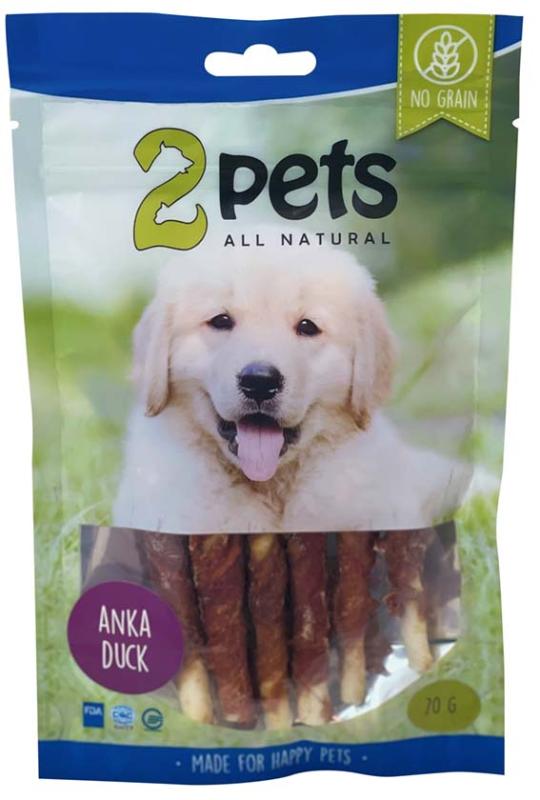 2pets Tuggpinne m ankfilo© 12cm 6-pack, 70g