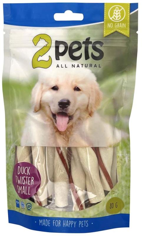 2pets Tuggtwister m ankfilo©, Small, 80 g
