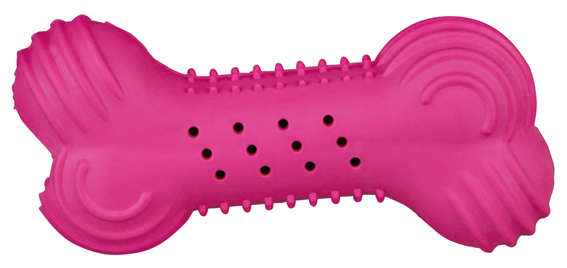 Crackybone, naturgummi 11 cm, orange