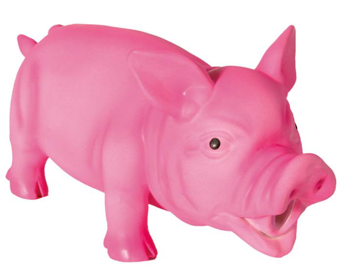 Latexgris m originalljud 23 cm, grå