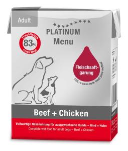 Platinum MENU Beef+Chicken 375 g