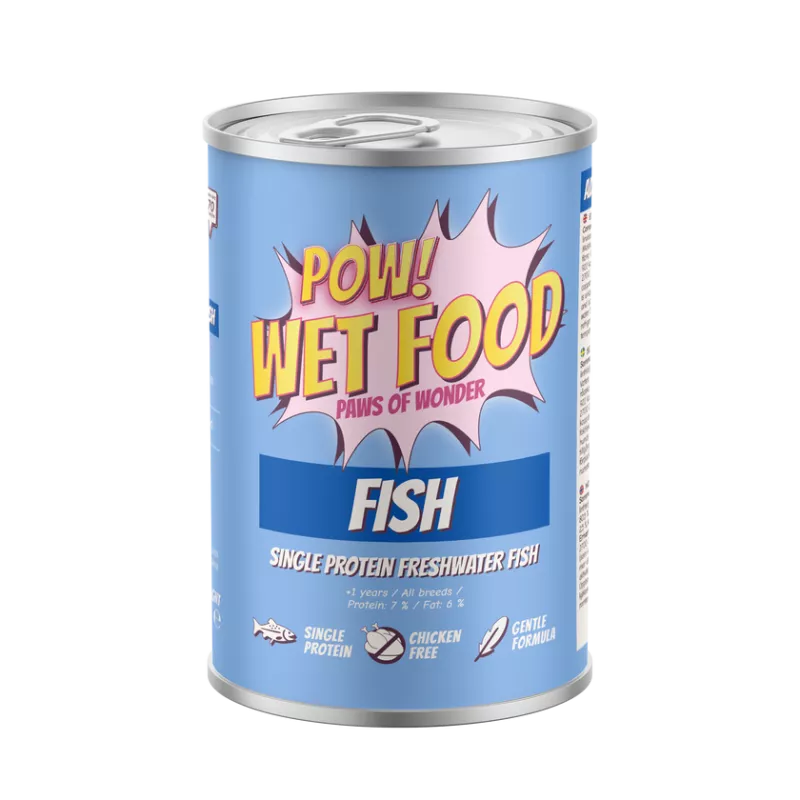 POW Dog Adult Fish Can 400g