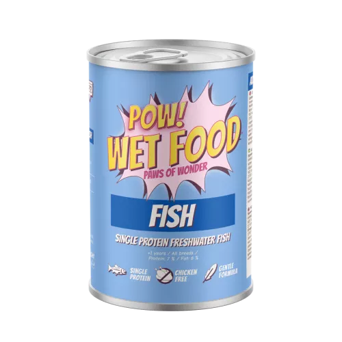 POW Dog Adult Fish Can 400g