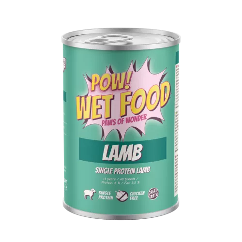 POW Dog Adult Lamb Can 400g