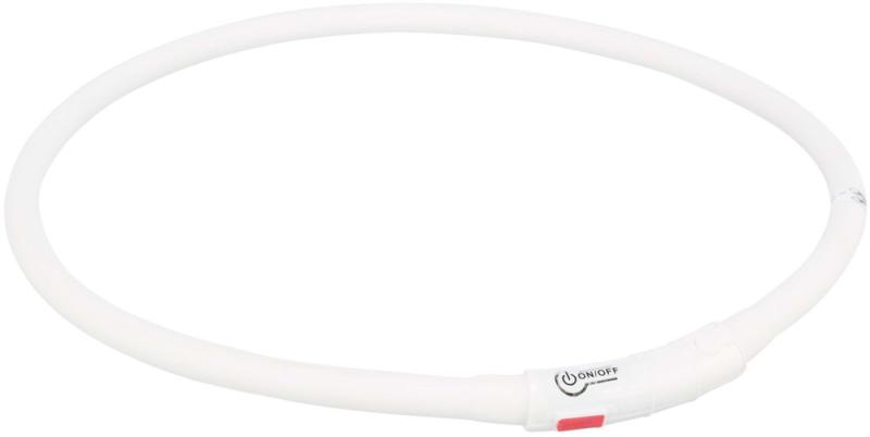 Flash light ring USB, silikon, XS-XL: 70 cm/o, 10 mm, multifärg