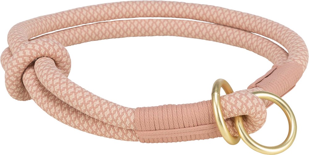 (BV)Soft rep halvstryp, M: 45 cm/o, 10 mm, rosa/ljusrosa