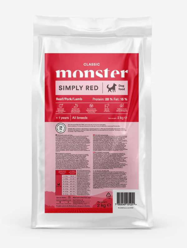 Monster Dog Classic Simply Red 2 kg