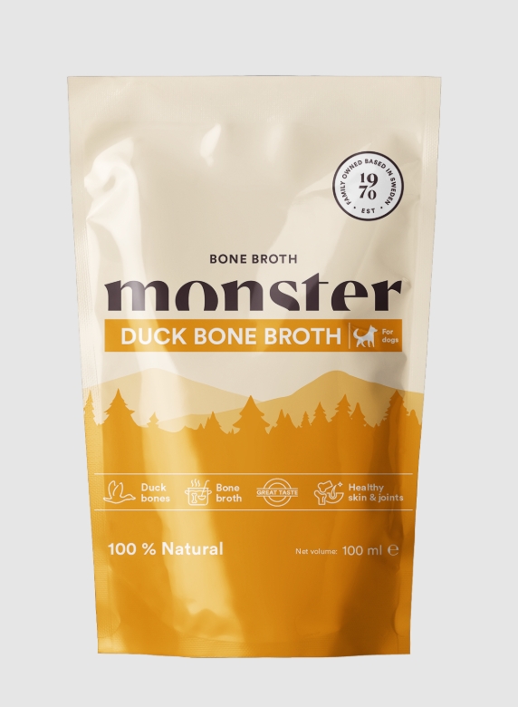 Monster Dog Bone Broth Duck 350 ml
