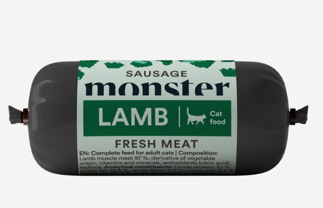 Monster Cat Sausage Lamb 80 g