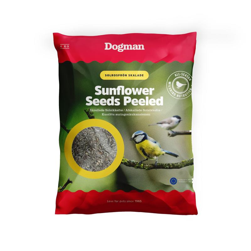 Skalade Solrosfrö 4kg