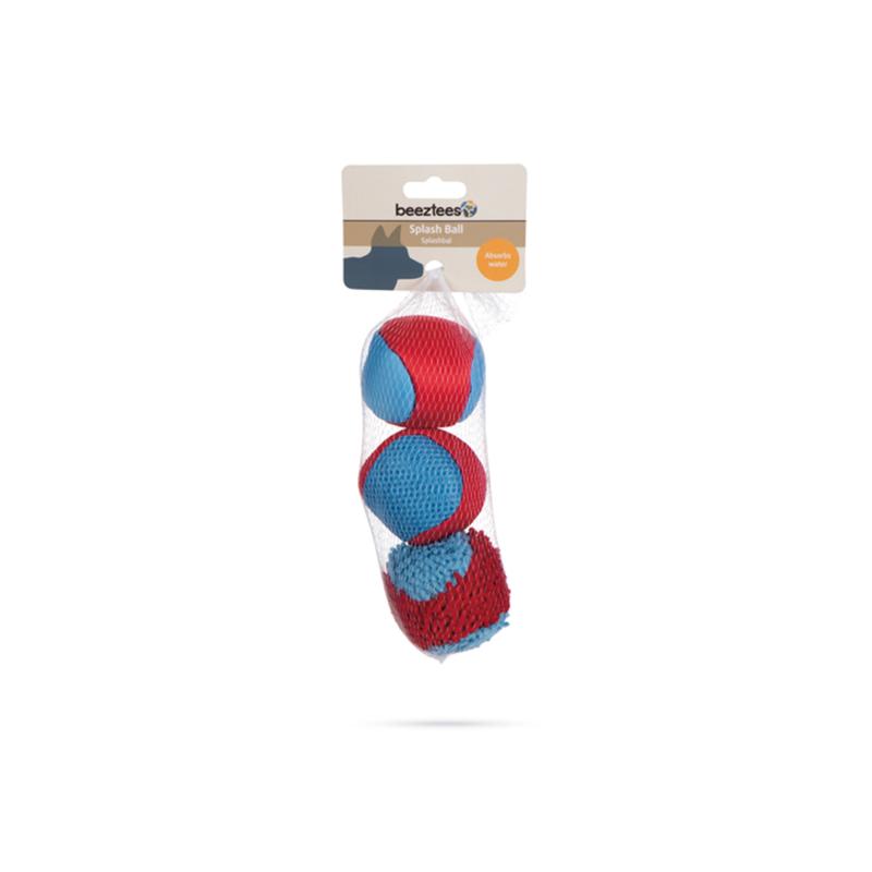 HUNDLEKSAK SPLASH BALLS BEEZTEES 3-PACK