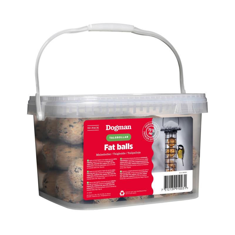 Talgbollar 50-pack 90gx50st