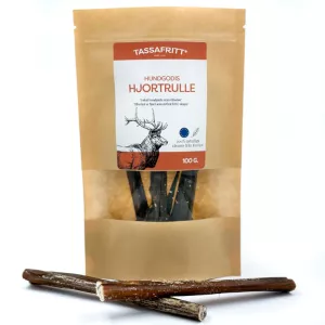 Hjort Tuggrulle 100 g TassaFritt