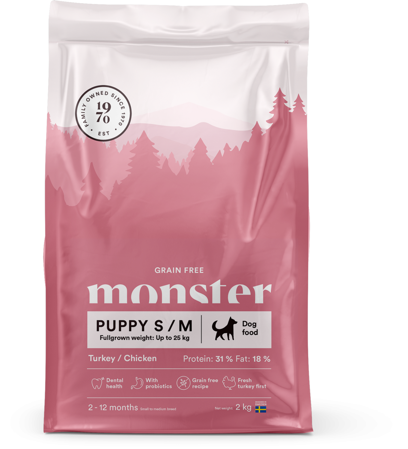 Monster Dog GF Puppy S/M 2 kg